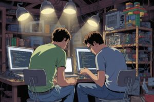 Larry Page and Sergey Brin