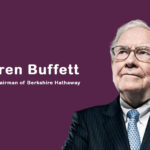 Warren Buffett sitting at desk with books and globe, symbolizing wisdom and investment