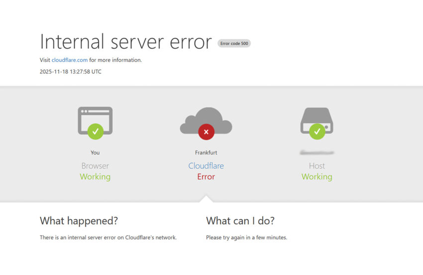 Cloudflare Outage Temporarily Knocks X, ChatGPT, and Other Platforms Offline